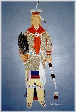 Custom portrait donated to the Tulsa Healthcare for Native Americans.