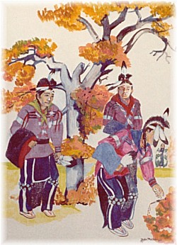 Osage dancers