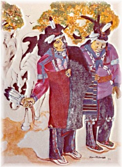 Osage dancers.