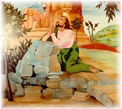 Mural donated to a Baptist church in Tulsa, OK.