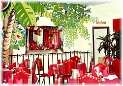 The main restaurant area near the club.