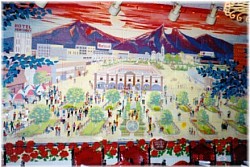 Custom murals in a Mexican Restaurant in Tulsa, OK.