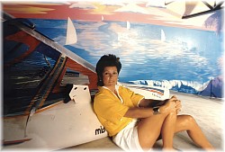A mural in a sports shop in Wichita Falls, TX