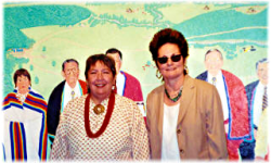 Robin Polhamus and her cousin.
